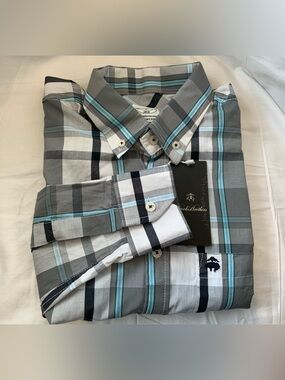 BROOKS BROTHERS Shirt, Long Sleeve, Plaid Regent Fit, NWT